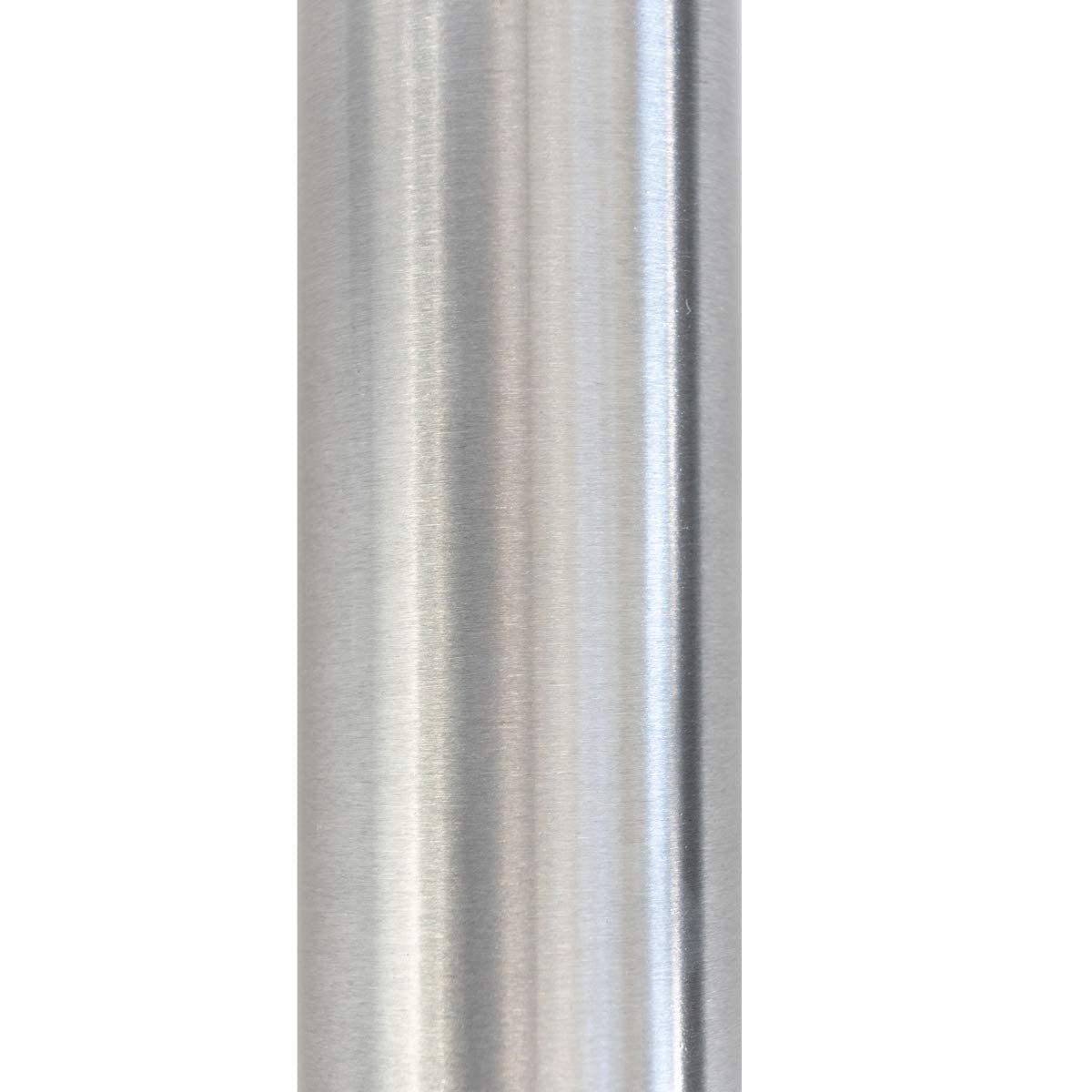 sossai® Standard Tischbeine STBGS | höhenverstellbar | Design: gebürsteter Edelstahl | 4 Stück | Höhe: 71 cm (710 mm) einstellbar +2cm | Montagezubehör inklusive