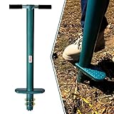 Rondauno Sod Plugger Bulb Planter Planting Tool, Easy to Assemble Garden Trasnplanter with Serrated Base for Planting Grass Plug for Digging Holes Tulips, Daffodils, Iris