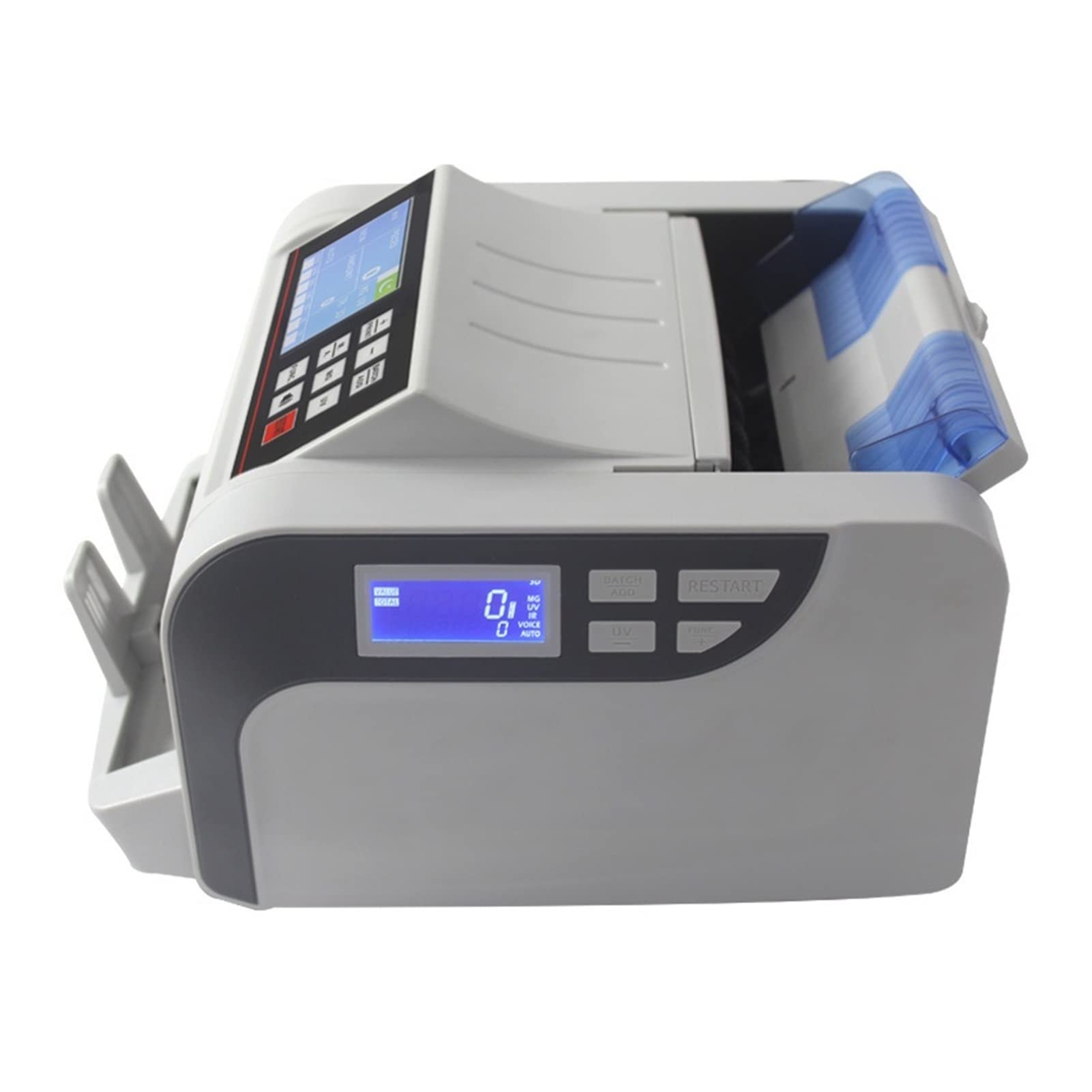 Rilevatore di note false con banco di denaro da 2820p PKR USD EUR Bill Counter Pakistani Rupee Money Counting Machine