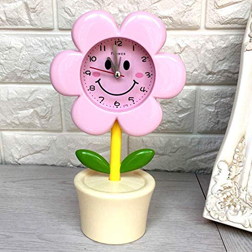 Wecker für Kinder Lernen Cartoon Wecker Mini No Noise Mit Nachtlicht Reise-Taktgeber-kreative Kinder