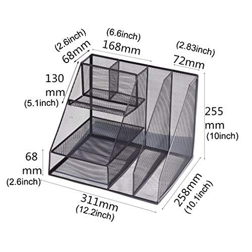 Office Desk Organizer Mesh Desk Drawer Office Organizer Office Supplies Desk Accessories for Office School Classroom - Thumbnail 5