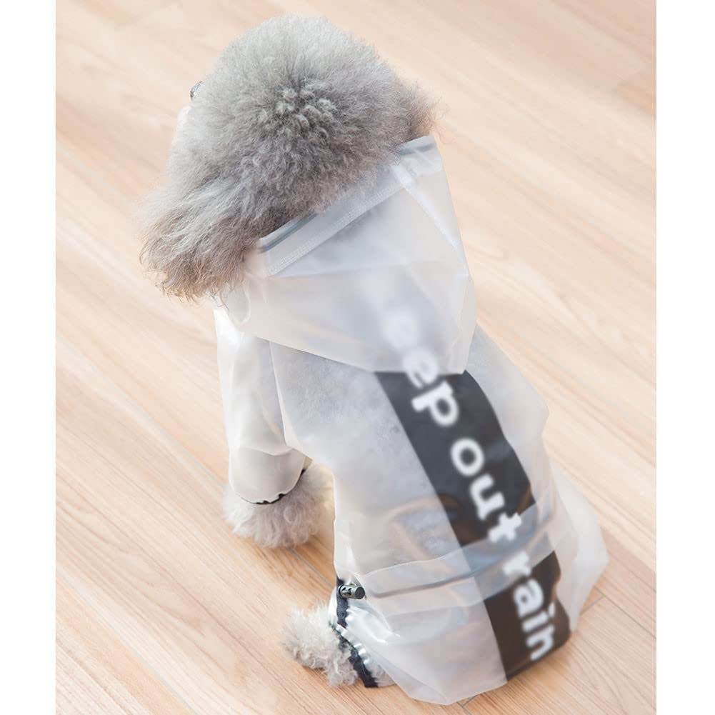 Manteaux imperméables pour Chiens Imperméable pour Chien avec Capuche et Sangle de Collier et Capuche, imperméable ultraléger Respirant 100% imperméable.(Color:1,Size:3XL)
