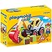 Produktbild PLAYMOBIL 1.2.3. 70125 Schaufelbagger mit Anhängerkupplung, Empfohlen ab 1,5 Jahren