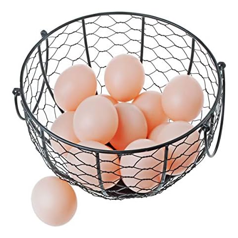 Sturdy Metal Wire Egg Basket Organizer Cover