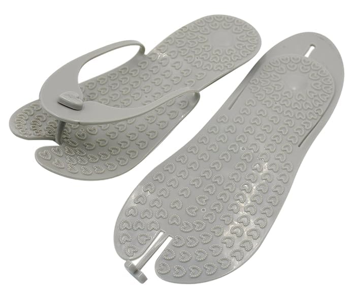 Wrixty Acupressure Slipper Foot Massager Featuring Magnetic Flips Alleviate Tingling and Burning Sensations Orthopaedic Slipper Ideal for Men, Women, and Children (Grey) (Medium) (B0D8TMRJ4C) Amazon Price History, Amazon Price Tracker