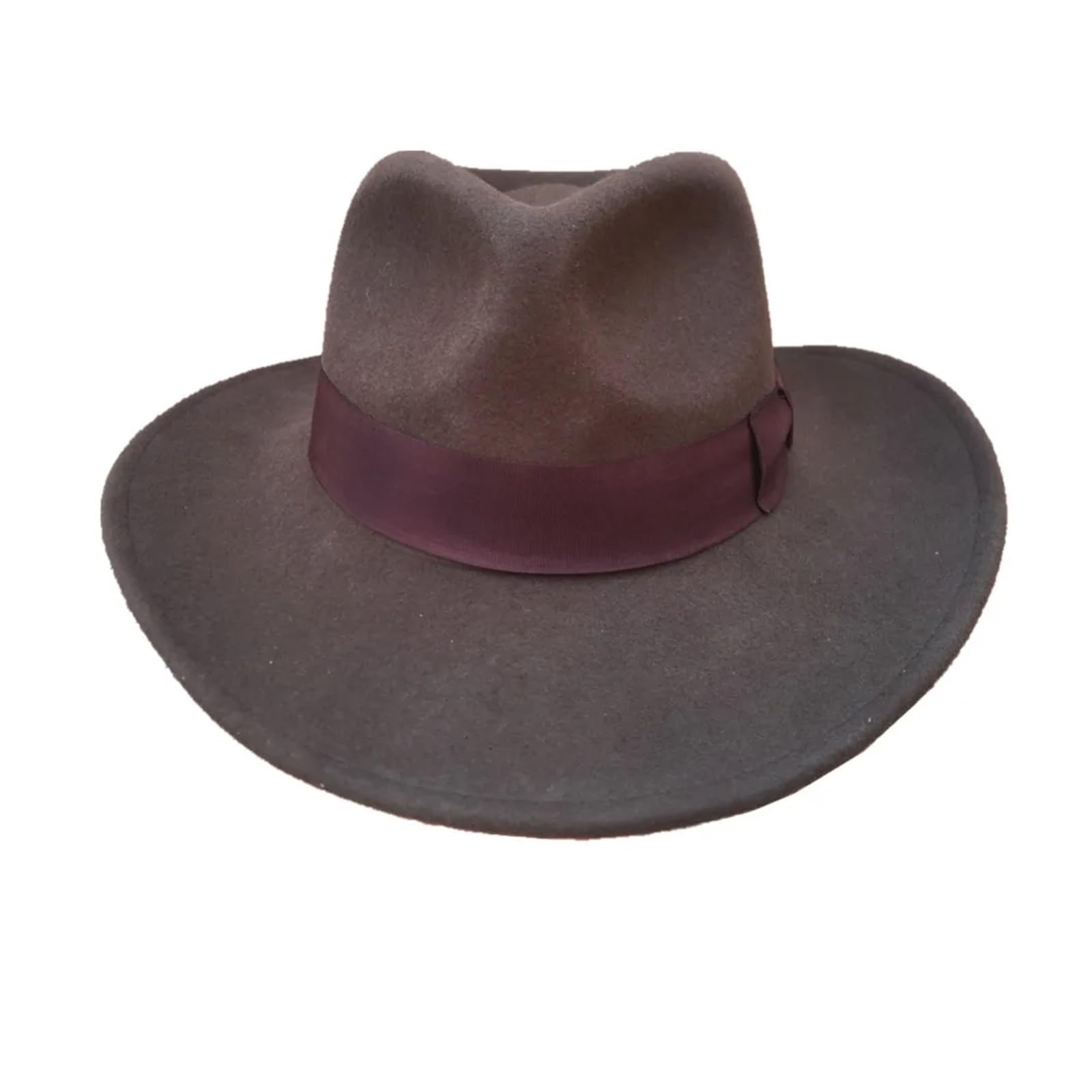 Sombreros Fedora Vaquero Plegables Marrones, Sombrero Indiana Jones Outback - Paquete Simple Para Halloween y Festivales