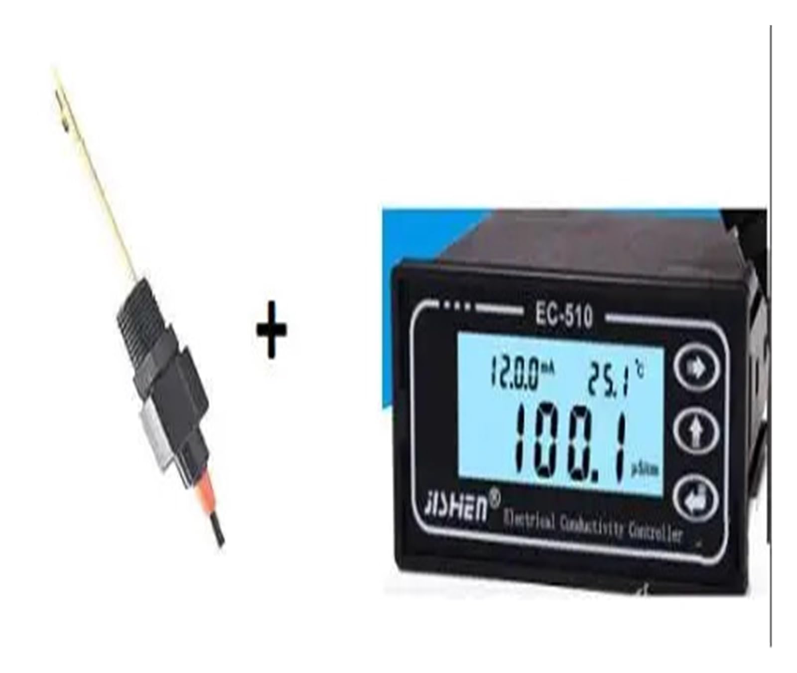 AC110V 220V DC24V EC-510 Controlador de medidor de conductividad en línea industrial Probador de calidad del agua Salida aislada de PH de alta precisión 4-20 mA(EC-510)