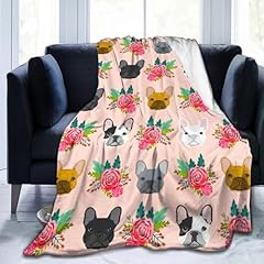 Cute French Bulldog Floral