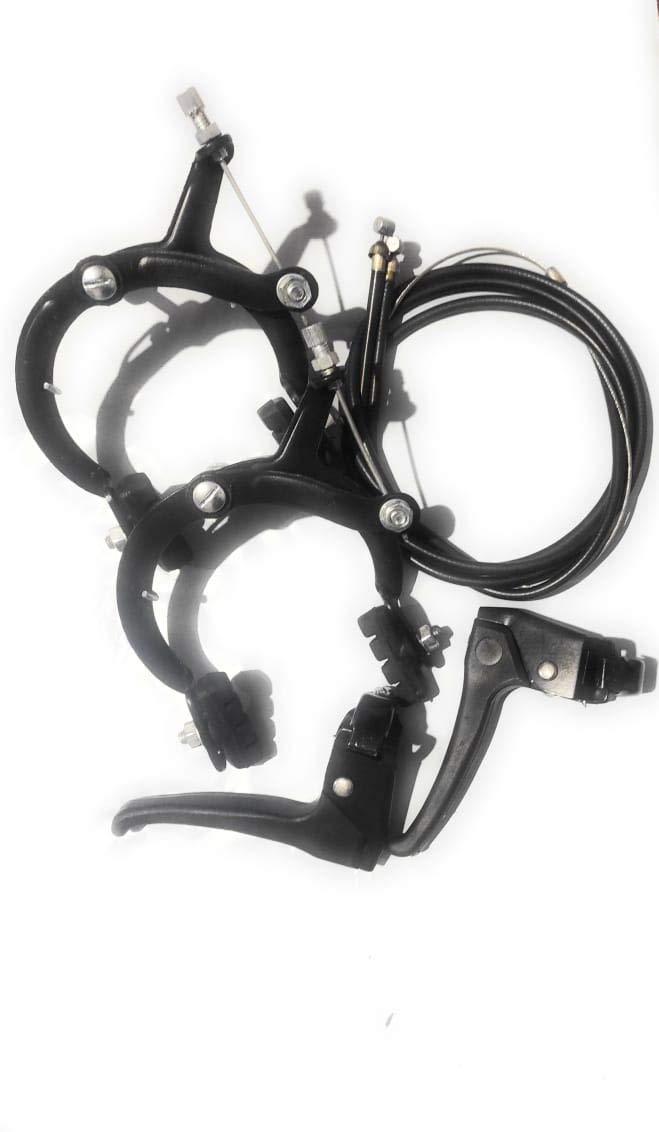 NANAK Brass U Break Two Lever and Wire ISH Bicycle for Kids (Black)-picture-30