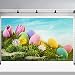 Produktbild YUHUISTART Frohe Ostern Tag Romantische Blumen Ei Druck Hintergrund Thema Vinyl Fotografie Hintergrund Benutzerdefinierte Foto Hintergrund Requisiten (G1)