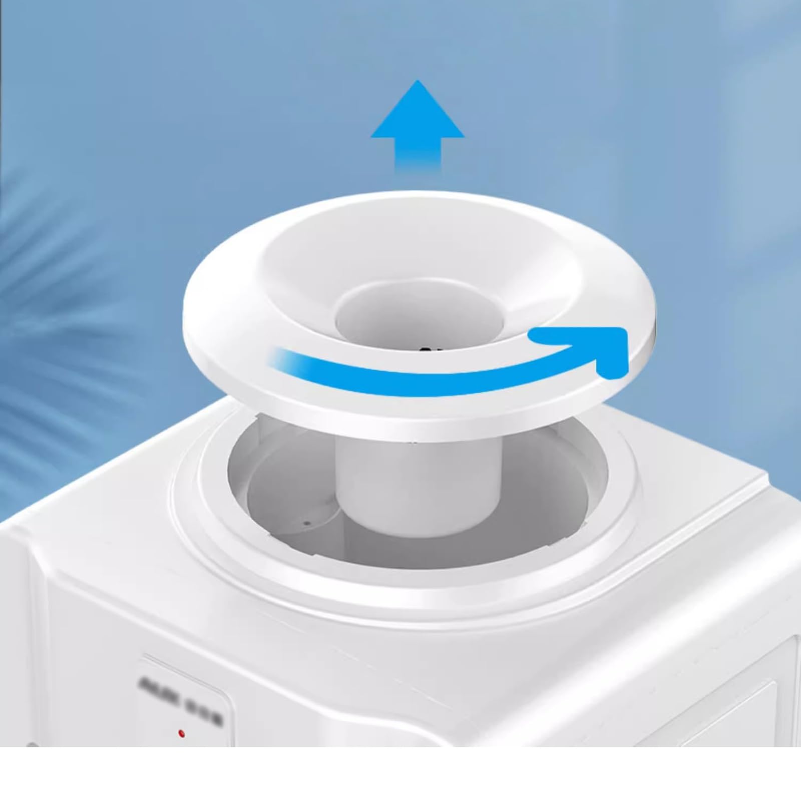 Distributore di Acqua Distributore d'acqua for uso domestico Completamente automatico Intelligente Raffreddamento verticale e Riscaldamento Ufficio a secchiello superiore Dispenser Acqua(Ice Warm)