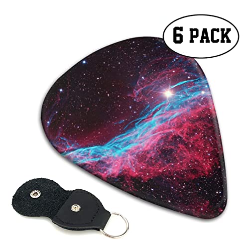 Lot de 6 médiators imprimés univers galaxie avec boîte de rangement pour guitare acoustique et électrique - Les Beatles, Paul McCartney, John Lennon, RIngo Starr, George Harrison Lot de 6 médiators imprimés univers galaxie avec boîte de rangement pour guitare acoustique et électrique – Image 3
