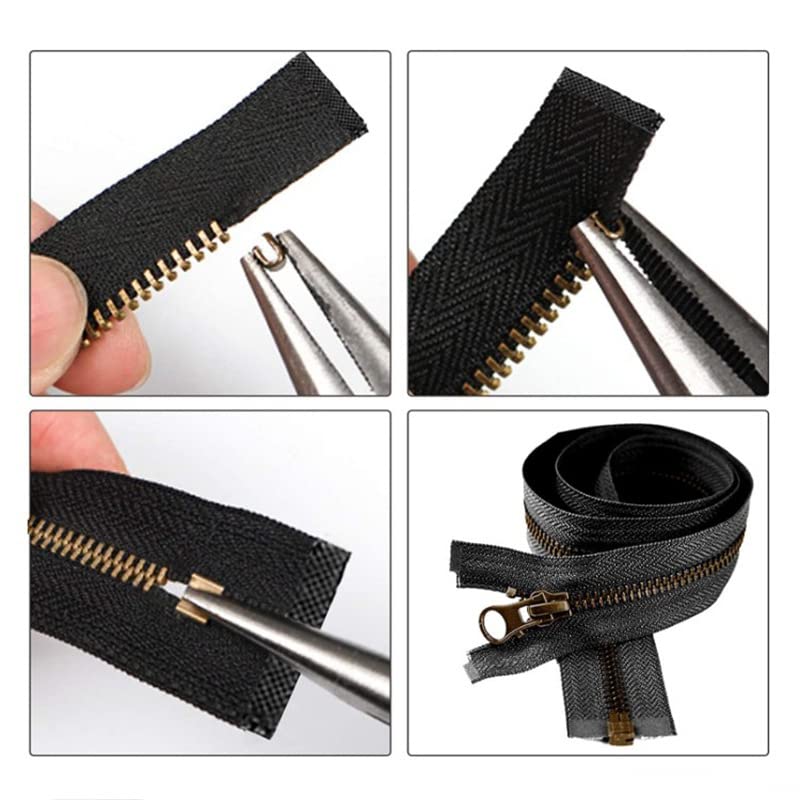 Fermo Inferiore per Cerniera Catena 4 mm in Metallo (50 pezzi) - Collini Atomi di Scarpa