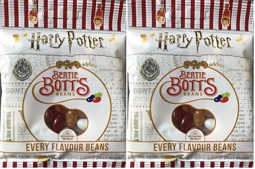 Jelly Belly Harry PotterCaramelos Sabores Especiales Bertie Botts, 54 Gramos (Paquete de 2)