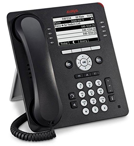 Fronte view of Avaya 9608 IP Deskphone with display and softkeys