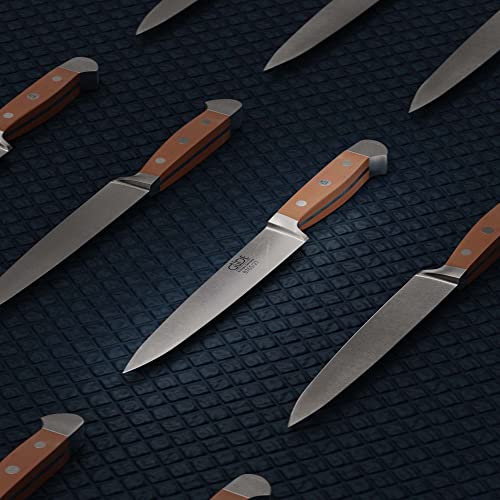 Couteau à jambon forgé Güde Solingen tranchelard en acier carbone - 4