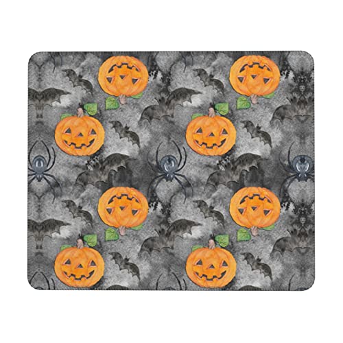 Tapis de souris citrouille d'Halloween étanche pour décorer votre bureau d'automne