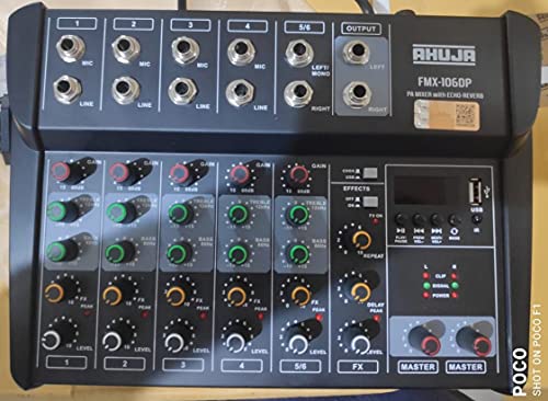 Image of AHUJA PA MIXER FMX-106DP 4 CHANNEL