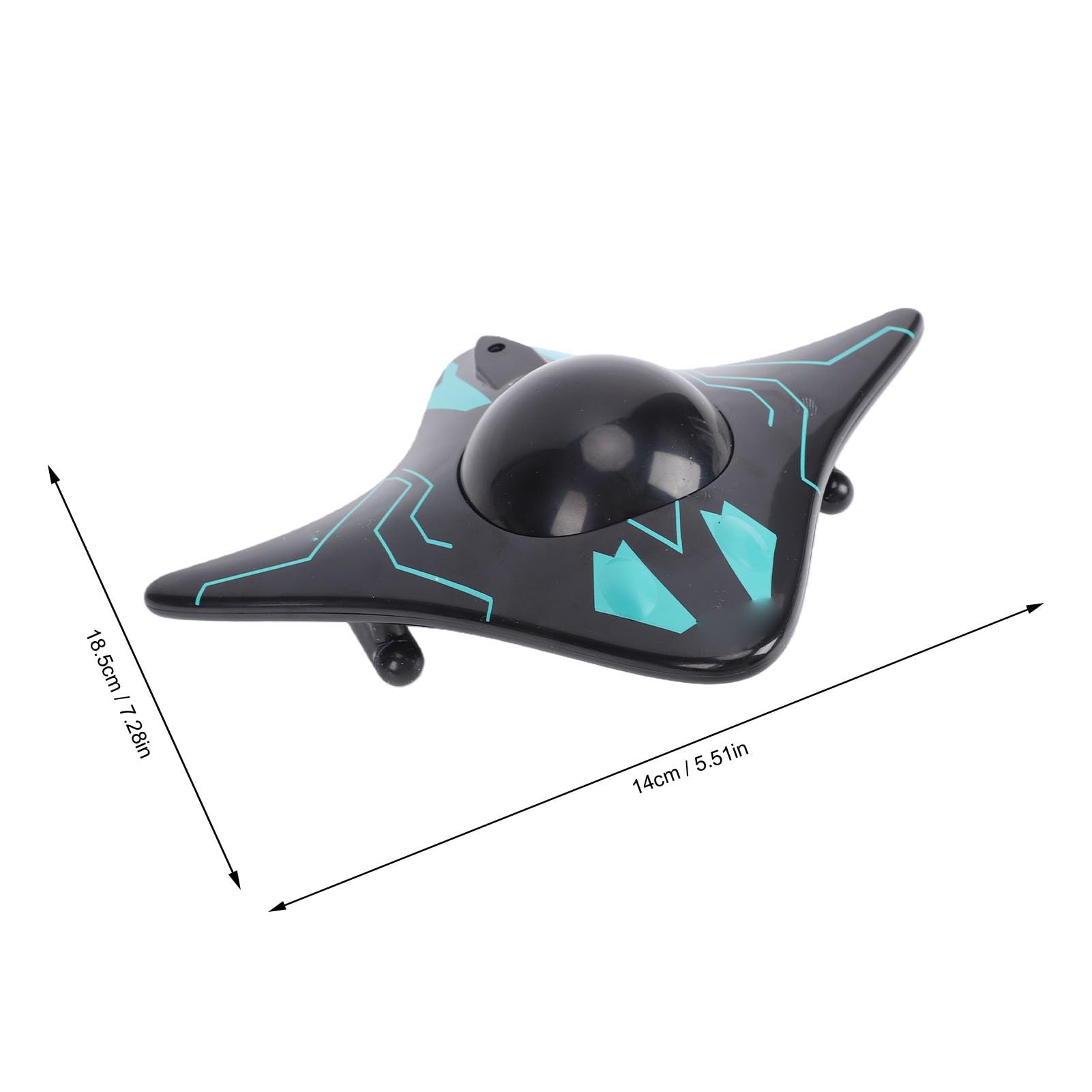 RC con Cámara, Dron Submarino Compacto WiFi para Transmisión de Vídeo en Vivo, Grabación Dual de Fotos y Vídeos HD, Control Remoto de 15 M, Tiempo de Ejecución de 15 Minutos,