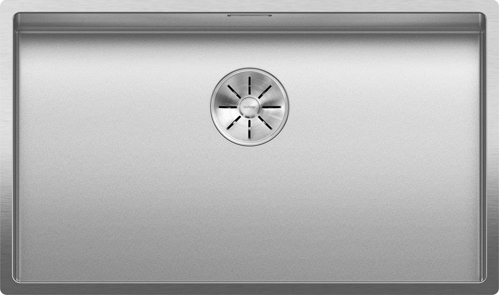 Blanco 523387 | Évier de cuisine en acier inoxydable CLARON 700-U | Couleur/Finition : acier durinox 700mm