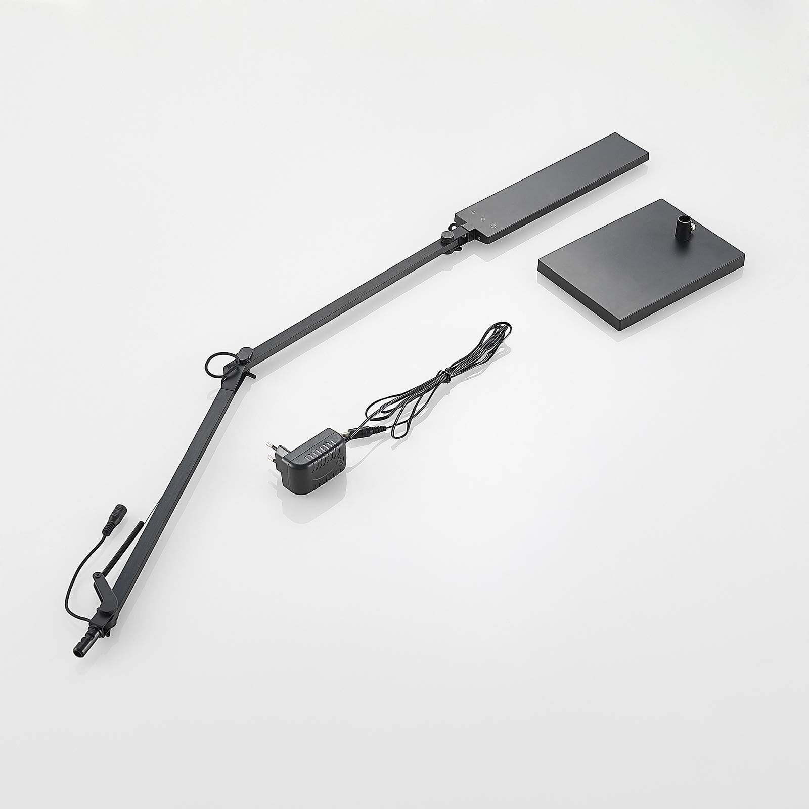 Lindby Lampada da tavolo LED dimmerabile (Moderno) colore Nero, ad es. Studio & Ufficio lampadina inclusa lampada scrivania a