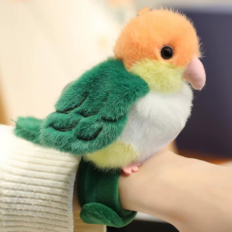 Image of SCOOBA Adorable Wrist Holding Colorful Bird Soft Toy 15cm (Wrist Bird Toy)