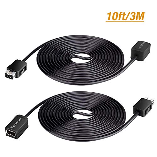 SNES Extensión Cable 3M/10ft (2 Pack) Techole SNES / NES Mini Controller Cable de Extension para Super NES Classic Mini Edition (2018 & 2017) y NES Classic Mini Edition (2016)