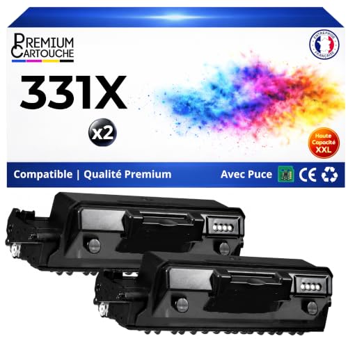 Cartouches W1331X 331X HP Laser 408dn MFP 432fdn lot de 2 toners