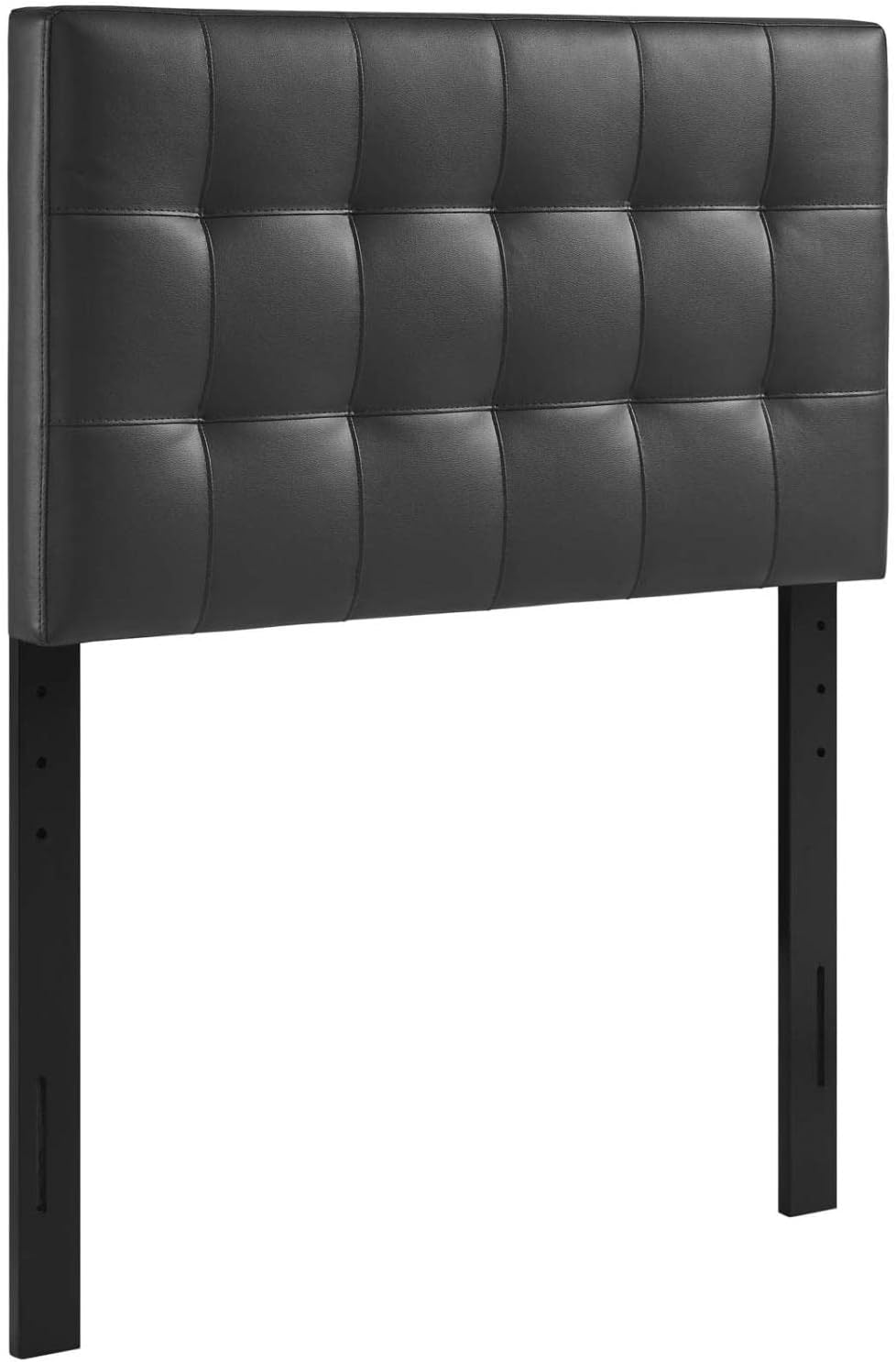 Lily Twin Upholstered Faux Leather Tufted Headboard - Sophisticated Bedroom Upgrade