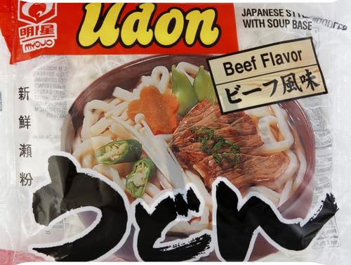 Amazon.com : Myojo Japanese Udon Noodles with Soup Base Beef