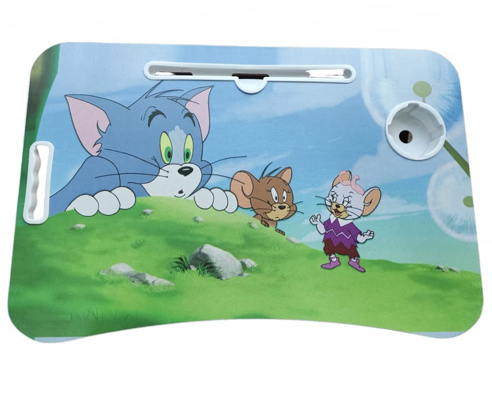 jeffy Study Table Printed Cartoon Design Portable Multifunction Laptop Table Lapdesk for Children Bed Foldabe Table Work Office Home with Tablet Slot & Cup Holder Bed Study Table-M (B0BBH2RJKW) Amazon Price History, Amazon Price Tracker
