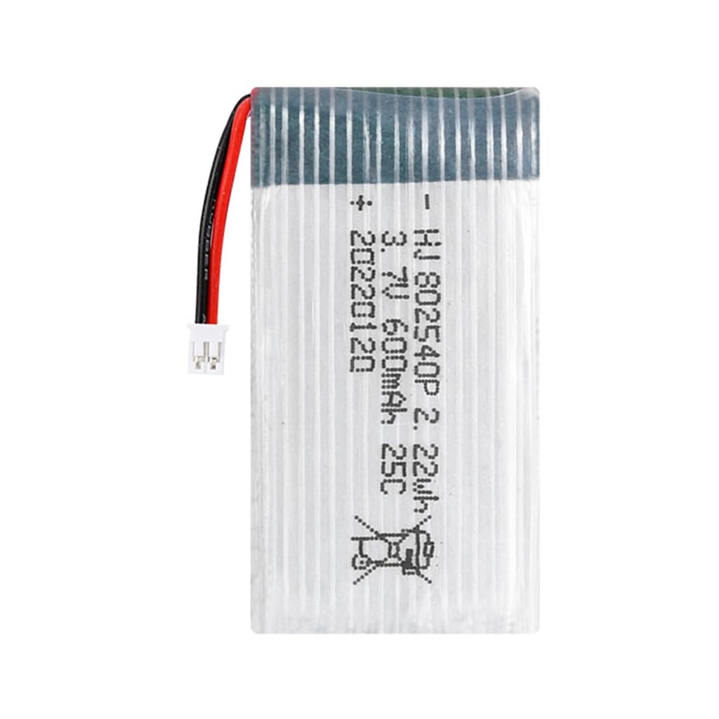 Elnwnnkc Battery Rechargeable 3.7V 600mAh Battery for X5C X5C-1 X5SC X5SW H5C V931 S5C S5W Helicopter