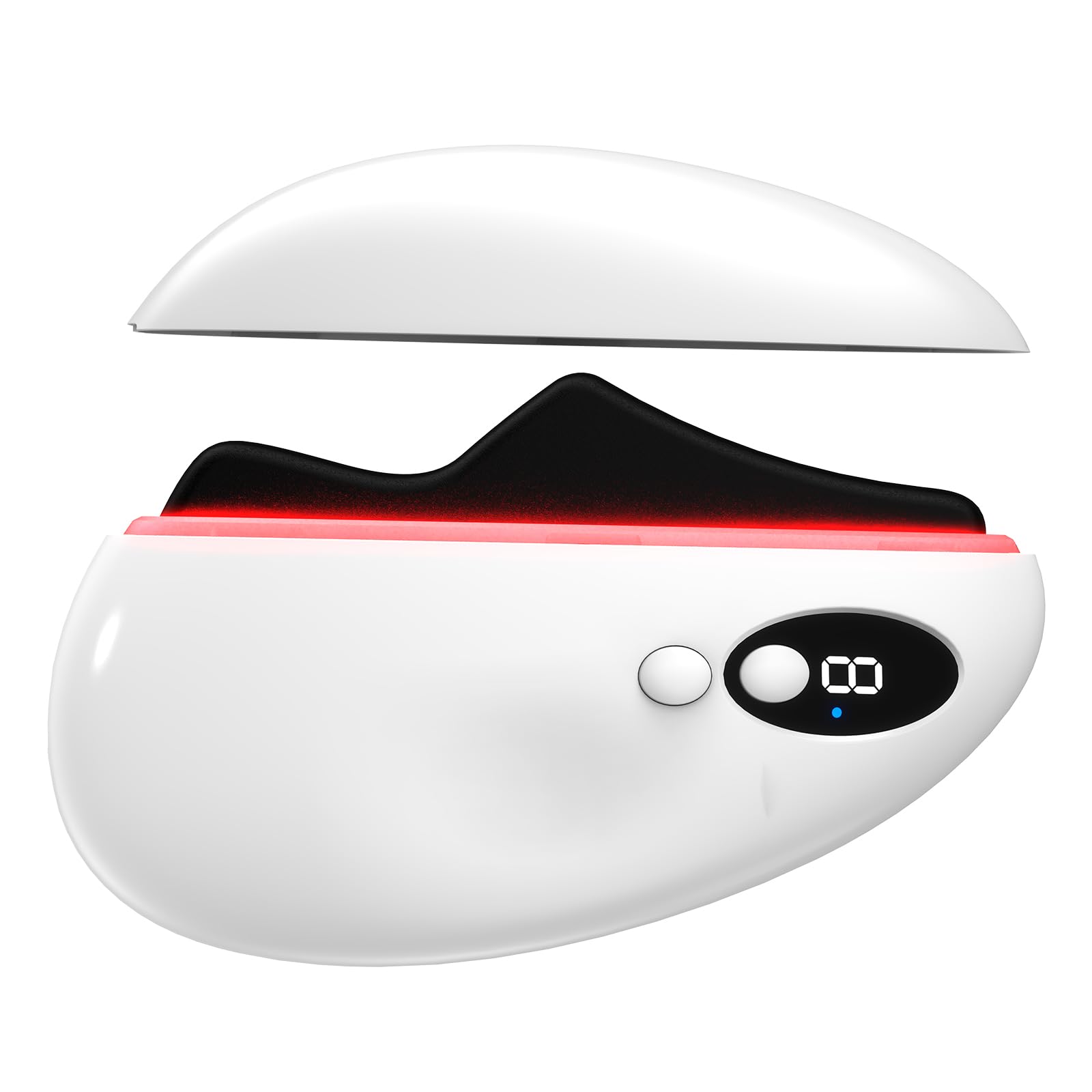 Amazon.co.jp: FUIAD 美顔器 電動カッサプレート 振動＋温感＋LED赤光