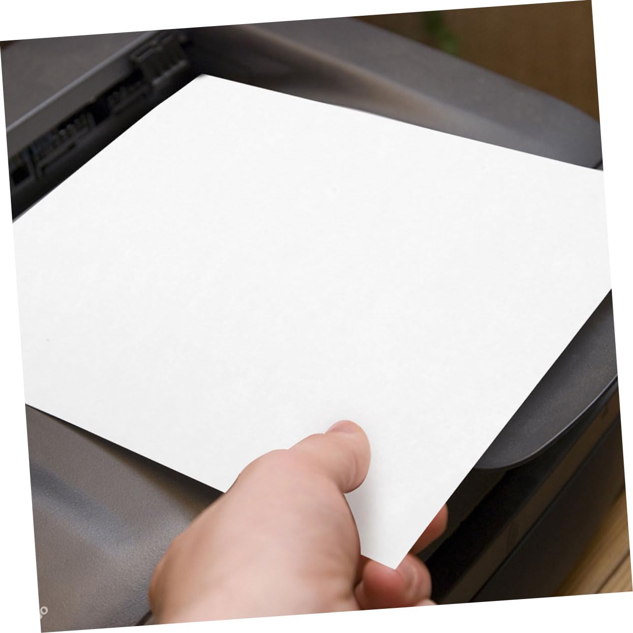 SECFOU 100blätter Aufkleberpapier zum Bedrucken Blanko-aufkleberpapier Selbstklebendes Papier für Drucker Mattes Kopierpapier Großes Blanko-fotopapier Vielseitig Einsetzbar