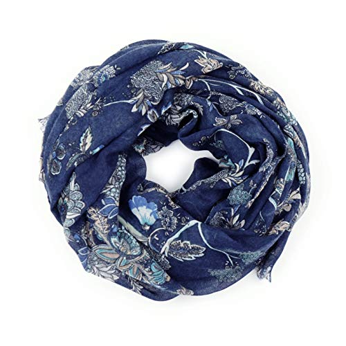 MIMOSITO Scarfs for Women Lightweight Floral Flower Fashion Wrap Shawl Fall Winter4