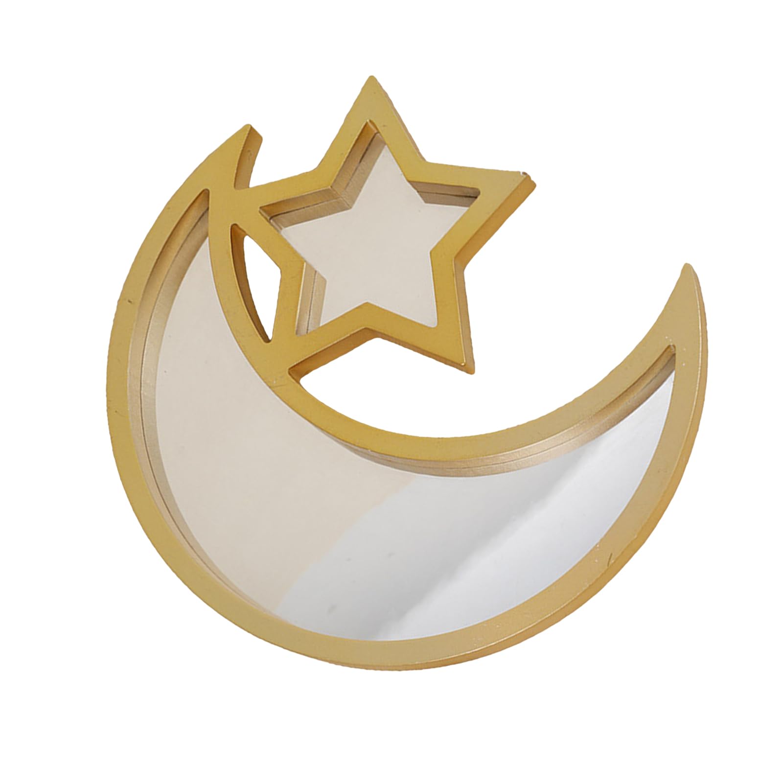 MALSSE Cake Tray with and Star Detail Decorative Snacks Serving Plate for Holiday Entertaining and Religious Festivities Decorative Fruit Tray