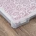 IRIS USA 6 Pack Clear Scrapbook Paper Storage Boxes, Portable Craft and Art Project Case for 8 x 8 File Paper