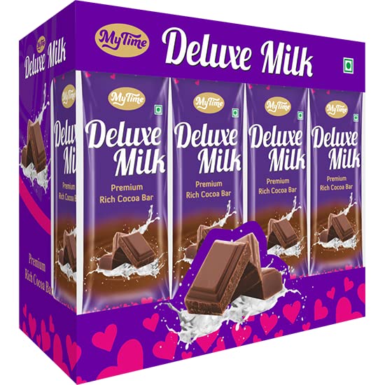 MyTime ᴅᴇʟᴜXᴇ ᴍɪʟᴋ ʙᴀʀ ᴘʀᴇꜱᴇɴᴛɪɴɢ, 30 ᴘᴄꜱ ɪɴ ʙᴏx | ᴏᴜʀ ᴍᴏᴜᴛʜ ᴍᴇʟᴛɪɴɢ, ᴍᴏᴜᴛʜ ᴡᴀᴛᴇʀɪɴɢ ᴅᴇʟɪᴄᴀᴄʏ ᴍʏᴛɪᴍᴇ ᴅᴇʟᴜXᴇ ᴍɪʟᴋ ᴄʜᴏᴄᴏʟᴀᴛᴇ