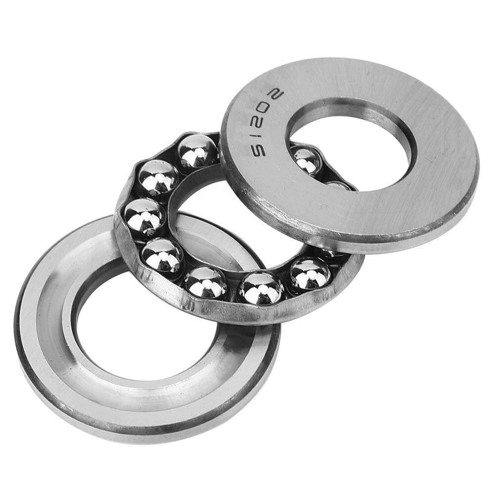 Soywim One Color Bearing, Thrust Ball Bearings, 5Pcs 51202 Plane Axial Bearing, Pressure Low Noise Single Column Industrial Accessory Wear Resistance