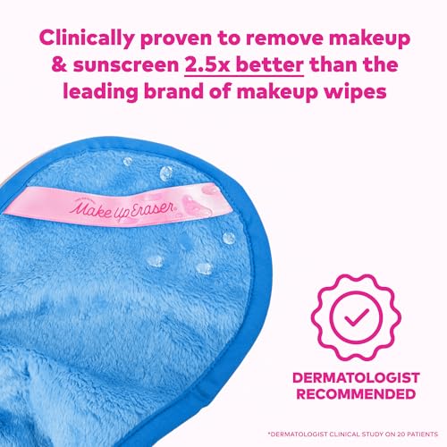 Makeup Eraser O original, apaga toda a maquiagem com apenas água, incluindo rímel impermeável, delin