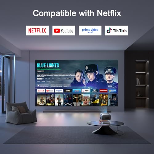 Smart Projector with Netflix Built-in