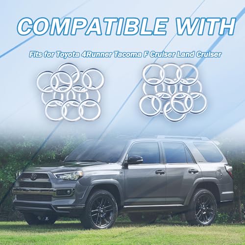 Image of 100PCS 12157-10010 18mm Oil Drain Plug Gasket Washer Crush Seal Compatible with Toyota 4Runner Land Cruiser Tundra RAV4 Tacoma FJ Cruiser Highlander Sequoia Sienna Replaces 012157-10010