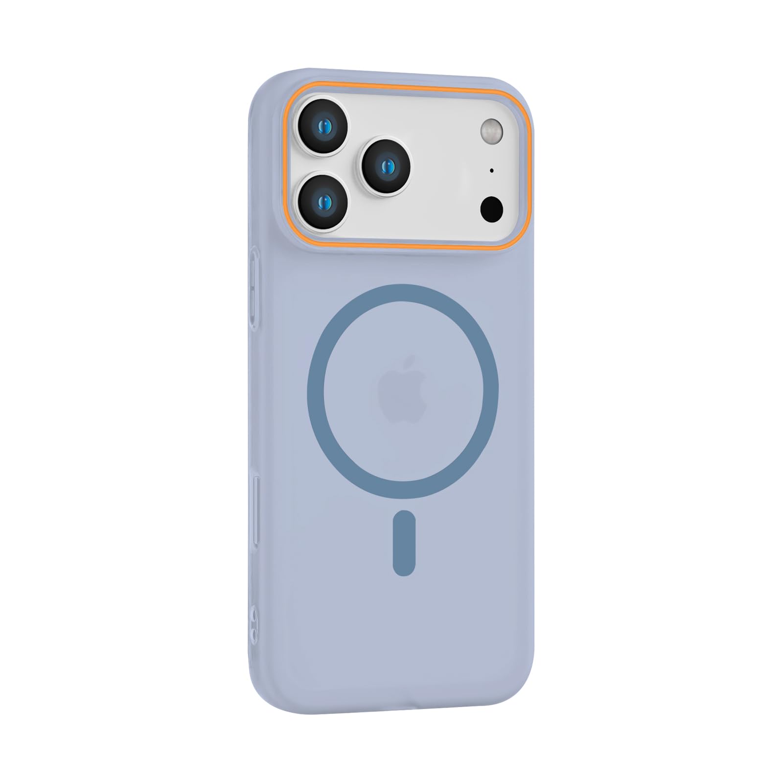Magnetic for iPhone 17Air Case MagSafe Compatible Military-Grade Drop Protection Ultra-Thin Semi-Transparent Frosted Shockproof Fingerprint-Resistant Phone Case Deep