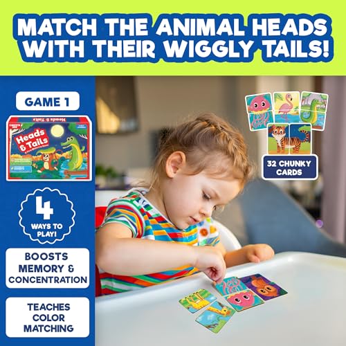 Image of EINSTEIN BOX My First Box of Games Board Game for Kids 2-5 Years Old | 2 Players | Ages 2-5 | Educational