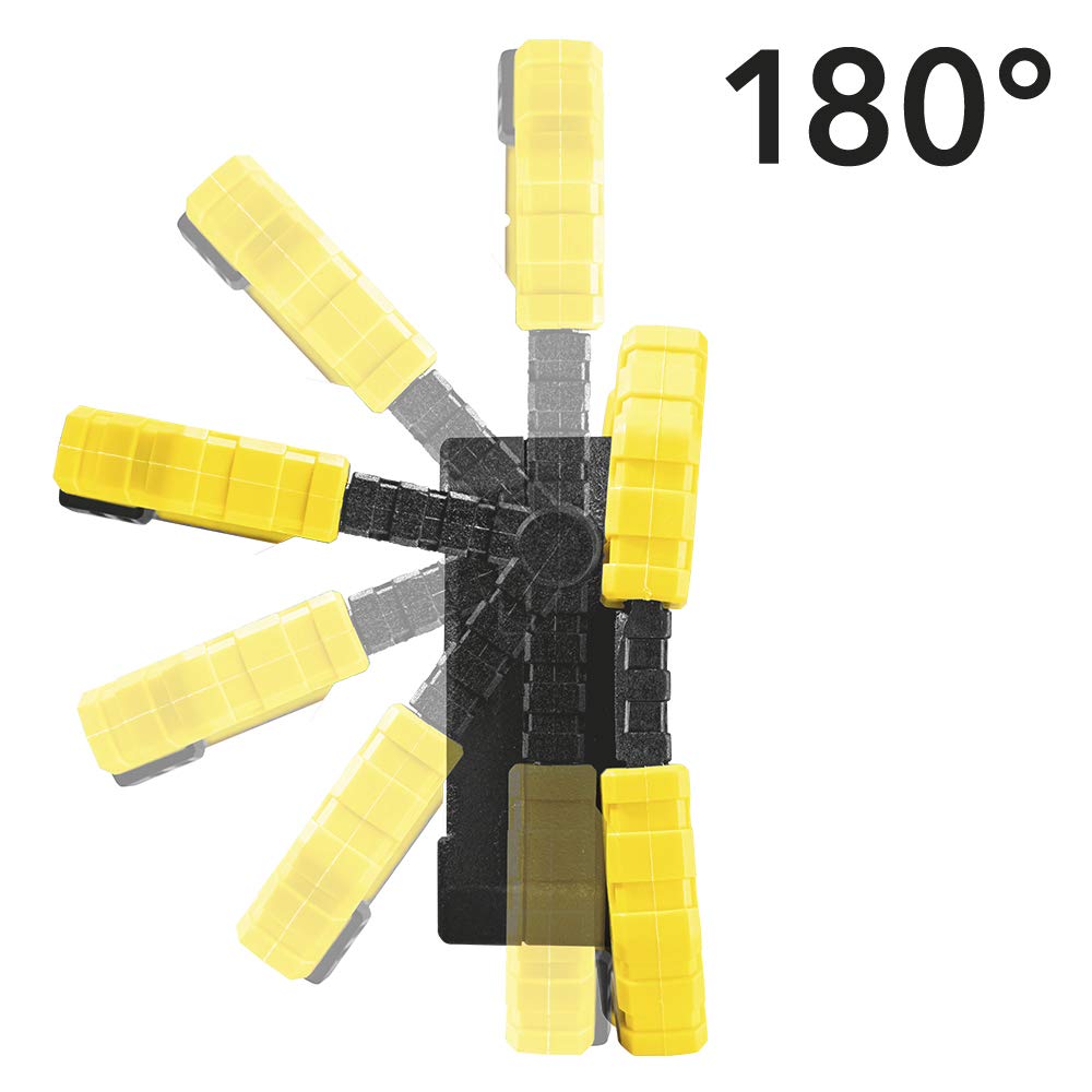 TROTEC Lámpara de Trabajo USB recargable PWLS 06-10, COB LED, 800 lm, 3 modos, Ajustable en 180º, Linterna de Trabajo