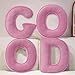 Pink Letter Plush Pillow, Letter Hugging Throw Pillows, Decorative Corduroy Initial Letter Shaped Throw Pillows, Letter Pillows English Alphabet A to Z for Sofa Bedroom Living Room Decor (E)