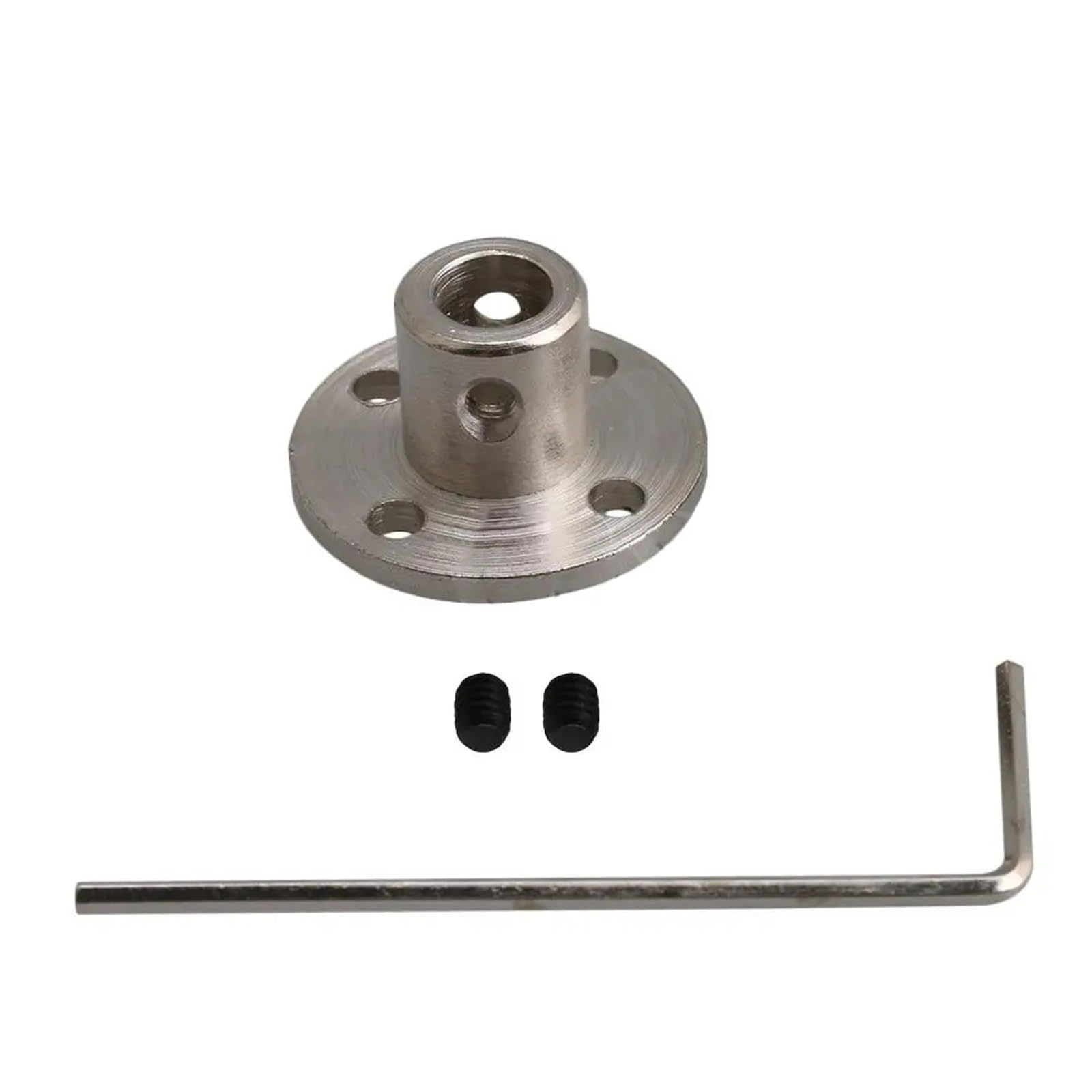 Accouplement à bride en fer avec 5 vis, adaptateur d'arbre de moteur plusieurs tailles(12x18mm)