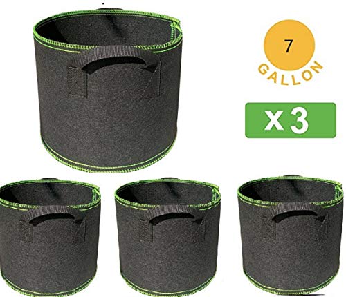 7/10/12/15/20/50/100 Gallon Garden Boxes, Grow Bags for Plants and Vegetables with Handles, Garden