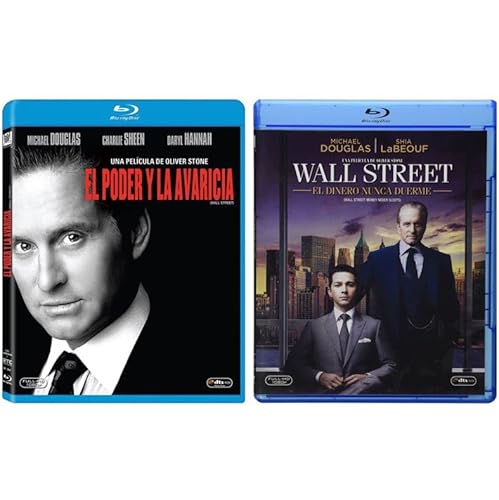 Wall Street Double Feature Blu-ray Collection: Wall Street (Michael Douglas, Charlie Sheen) / Wall Street: Money Never Sleeps (Michael Douglas, Shia LaBeouf) [Spanish Artwork]
