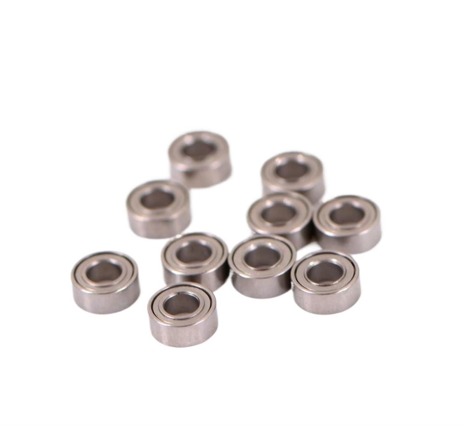Bimetaliczna uszczelka tarcza mikro łożysko zwykłe 10 sztuk MR63ZZ 3 * 6 * 2.5mm High Speed ​​miniaturowe łożyska wały toczne